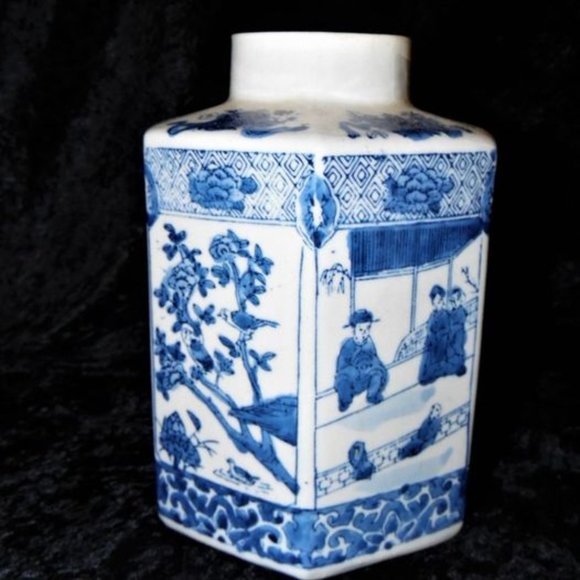 LAST MARKDOWN Antique Bisque Oriental vase - Picture 4 of 5